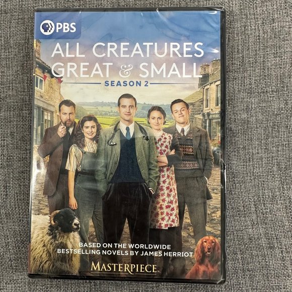PBS All Creatures Great & Small Season 2 DVD Based on The Worldwide Bestselling - Picture 1 of 7